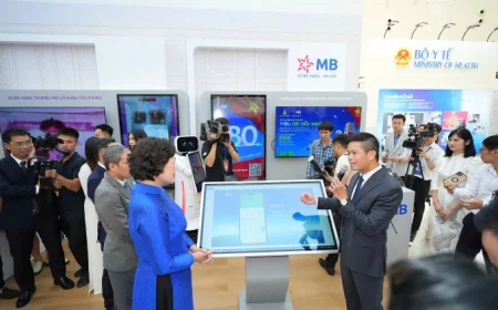 MB mang loạt sản phẩm số đến Triển lãm Thành tựu đất nước