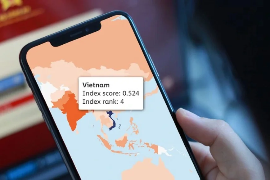 Việt Nam và Mỹ cùng thăng hạng về chỉ số chấp nhận tiền điện tử