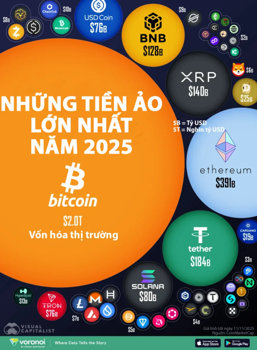 Thị trường tiền ảo qua một biểu đồ