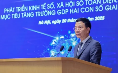 'Đổi mới đột phá đưa kinh tế số và xã hội số thành không gian phát triển mới'