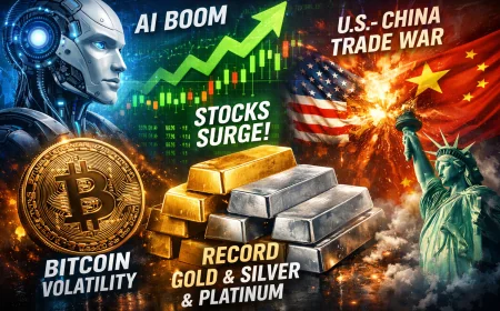 Kinh tế thế giới 2025: Giá vàng, bạc lập kỷ lục, rủi ro hệ thống gia tăng