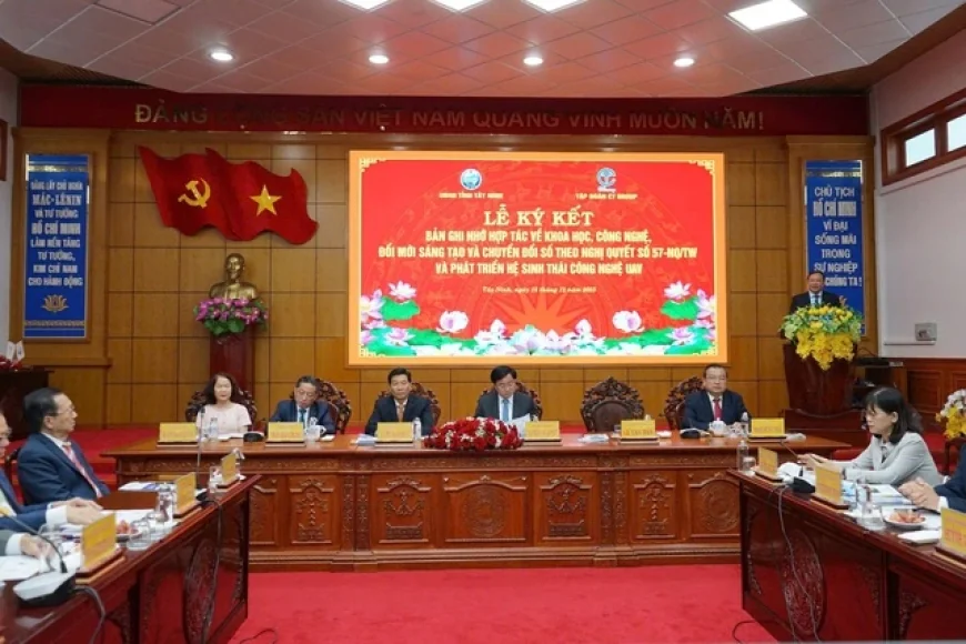 Tây Ninh và CT Group hợp tác nghiên cứu phát triển UAV