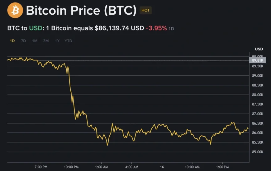 Bitcoin tiếp tục rơi tự do, thị trường tiền số đỏ lửa