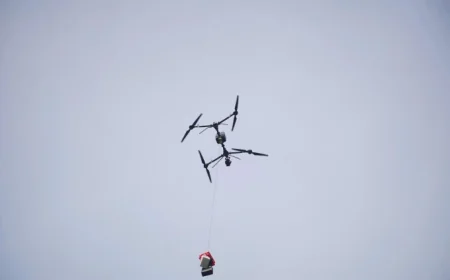 Thử nghiệm UAV giao máu, thuốc từ Cần Giờ ra Côn Đảo