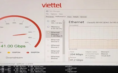 Việt Nam thử nghiệm mạng Internet 50 Gbps