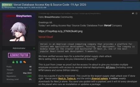 Nhà đầu tư có thể mất sạch tài sản trong ví tiền mã hoá khi Vercel bị tấn công