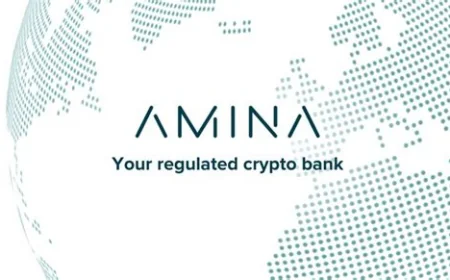 Amina trở thành ngân hàng finma đầu tiên lưu ký Canton Coin cho khách hàng định chế